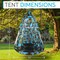 Serenelife Children's Tree Swing Tent - Indoor/Outdoor Hanging Rope Swing Hangout Kit Camo SLSWNG350CM - alternate 1